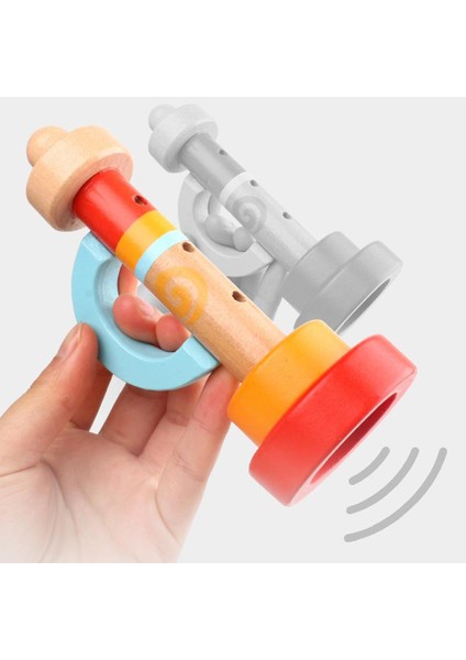 Bebek Ahşap Müzikal Trompet Bugle Boynuz Çocuklar Için Okul Öncesi Müzik Oyuncakları (Yurt Dışından) modelleri