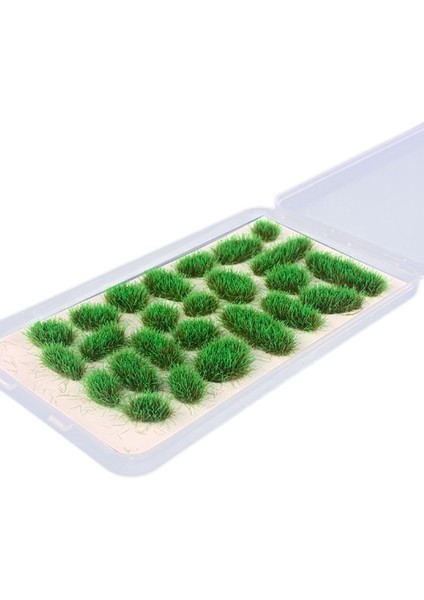 25X Küme Çim Tufts Set Küme Modeli Çiçek Kümesi Düzen Yeşil (Yurt Dışından)
