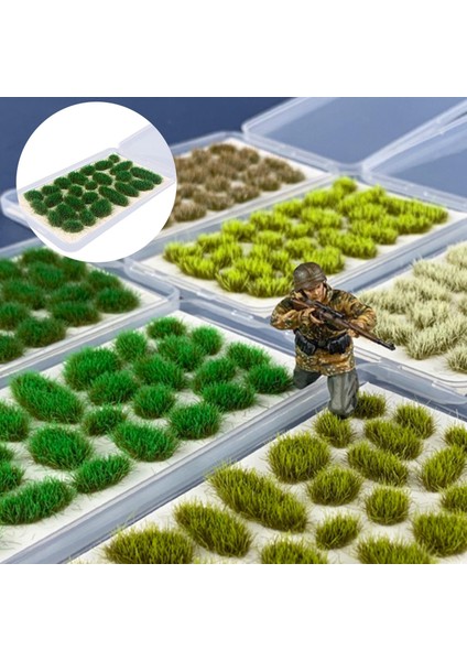 25X Küme Çim Tufts Set Küme Modeli Çiçek Kümesi Düzen Koyu Yeşil (Yurt Dışından) indirimleri