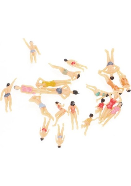20 Adet Plaj Insanları Boyalı Modeli Düzeni Mix Pose Cinsiyet Ho Skalel 1:75 (Yurt Dışından) fiyatları