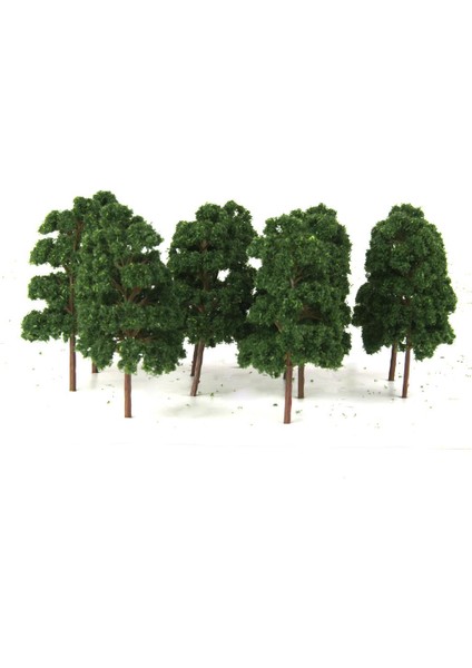 10 Adet Ağaçlar Model Tren Demiryolu Rr Wargame Diorama Manzara Düzeni 12.5 cm Ho (Yurt Dışından)