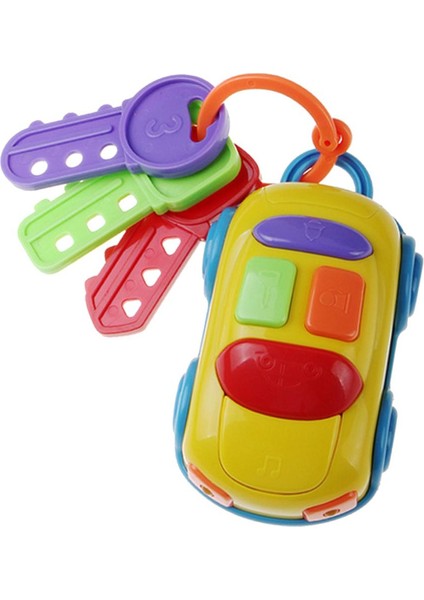Müzik Araba Anahtarı Şekilli Oyuncak Beşik Oyuncak Bebek Yatağı Pram Çocuk Eğitim Oyuncaklar (Yurt Dışından)