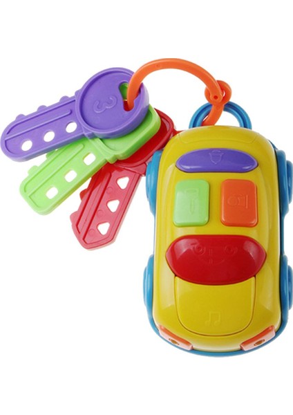 Müzik Araba Anahtarı Şekilli Oyuncak Beşik Oyuncak Bebek Yatağı Pram Çocuk Eğitim Oyuncaklar (Yurt Dışından)
