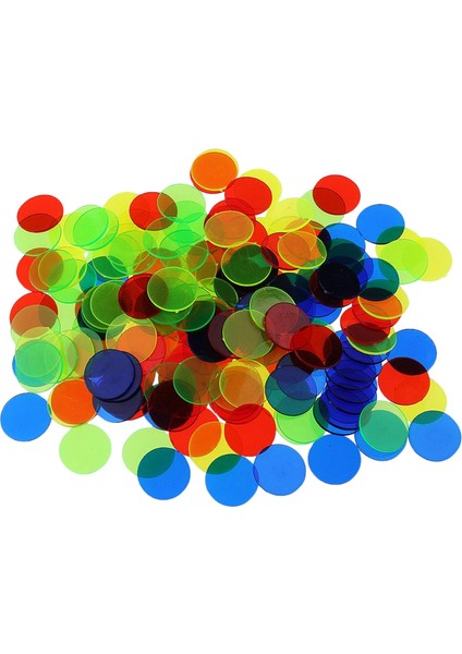 100X Plastik Dökme Poker Cips Masa Oyunu 25 mm Rulet Oyunları Için Jetonlar Li (Yurt Dışından)
