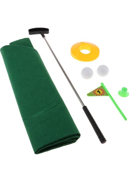 Yenilik Lazımlık Banyo Golf Oyunu Eğlenceli Gag Seti 1 Golf Kulübü 3 Golf Topu 1 Yeşil Paspas 1 Golf Deliği 1 Bayrak ve 1 Golf Tees Içerir (Yurt Dışından)