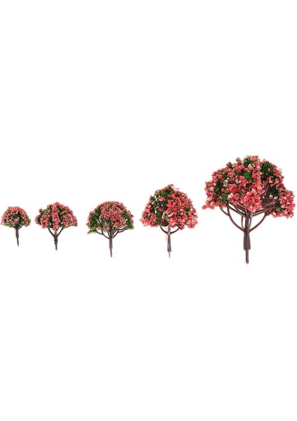 10X Plastik Demiryolu Manzarası Modeli Çiçek Ağaçları 1: 75 ~ 1: 500 Park Manzara Düzeni (Yurt Dışından) fırsatları