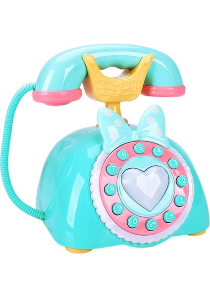 Telefon Oyuncak Geliştirme Çok Fonksiyonlu Biliş 3 + Toddlers Açık Yeşil (Yurt Dışından)