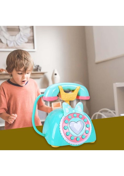 Telefon Oyuncak Geliştirme Çok Fonksiyonlu Biliş 3 + Toddlers Açık Yeşil (Yurt Dışından)
