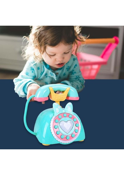 Telefon Oyuncak Geliştirme Çok Fonksiyonlu Biliş 3 + Toddlers Açık Yeşil (Yurt Dışından)