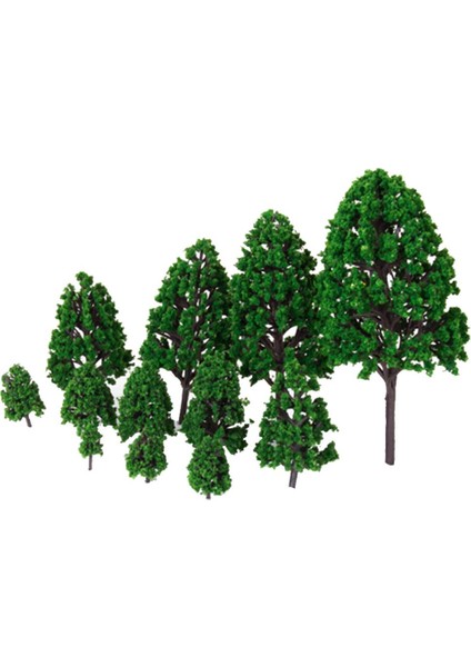 12X Yeşil Ağaçlar Model Tren Bahçe Parkı Orman Manzarası 1/50 Düzen 316 cm (Yurt Dışından)
