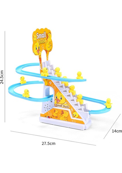 Küçük Sarı Ördek Merdiven Tırmanma Oyuncak Bulmaca Eğitici Oyuncak Dıy Çocuklar Için 9 Adet Sarı Ördek (Yurt Dışından)