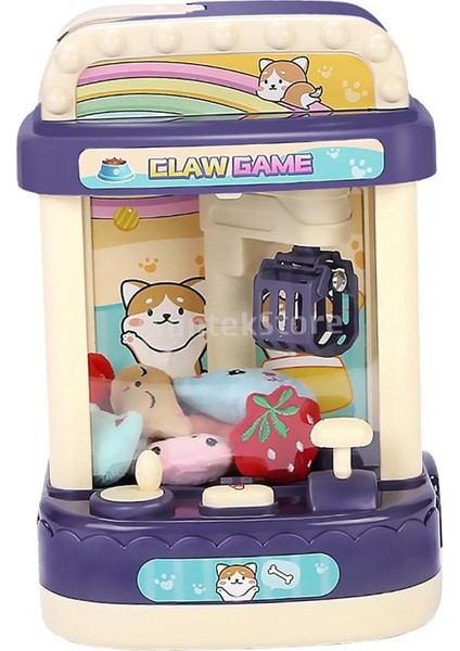 Mini Machine Crane Top Para Pençe Oyuncak Oyun Kid Tv Film Oyuncakları Mor (Yurt Dışından) fırsatları