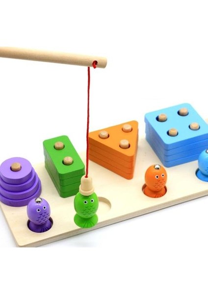 Ahşap Şekil Sıralayıcısı Stacker Toddlers Oyuncak Renk Sıralama Oyuncak Bebek Ahşap Istifleme ve oyuncaklar Bebek Balıkçılığı Için Sıralama Oyunu | Balıkçılık Oyuncakları (Yurt Dışından) modelleri