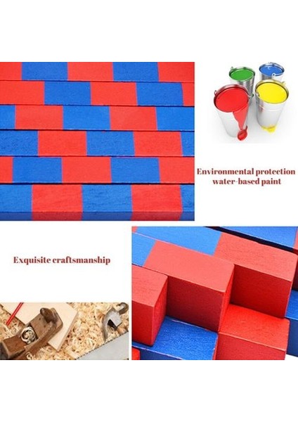 28EC Ahşap Matematik Beyin Eğitimi Okul Öncesi Numaraları Blokları Basit Hesaplama | (Yurt Dışından)