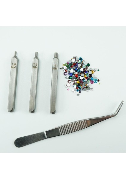 Kristal Setter Kiti Metal Damgalama Yumruklar Renkli Kristaller (Yurt Dışından) fırsatları