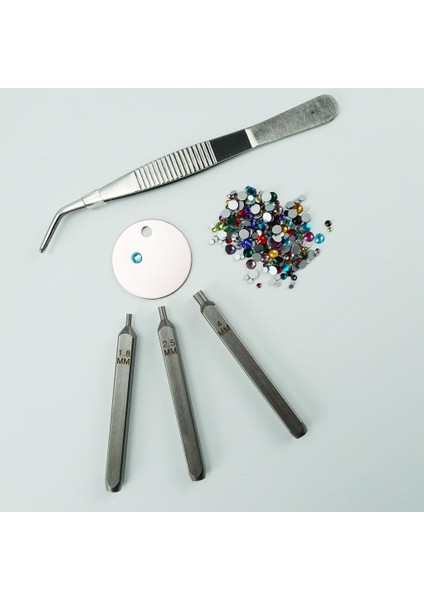Kristal Setter Kiti Metal Damgalama Yumruklar Renkli Kristaller (Yurt Dışından) indirimleri