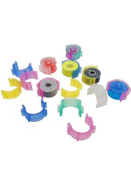 50ADET Dikiş Iplik Bobin Tutucu Klipsleri Nakış Için Bobbin Çok Renkli 2cm 6.8cm (Yurt Dışından) fırsatları