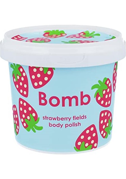 Bomb Cosmetics Strawberry Fields Vücut Peeling 375G 1 Paket (1 x 1 Adet)