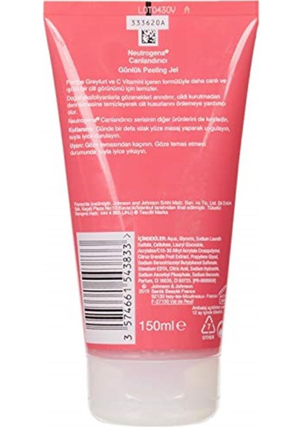 Canlandırıcı Günlük Peeling Jel, 150 ml