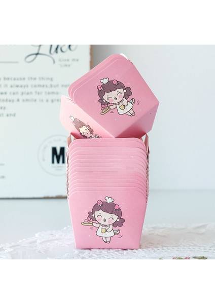 Pişirme Kağıdı Şifon Bardakları Muffin Fincanları-50 Adet (Yurt Dışından)
