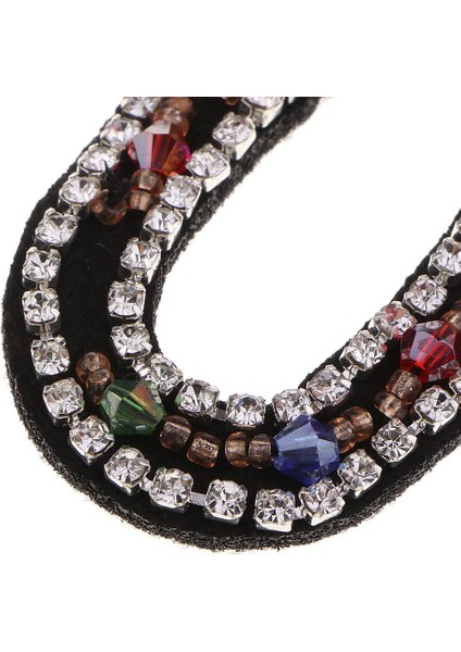 Renkli Dikilmiş Işlemeli Yamalar Mektup Numarası Muhteşem Rhinestones Dekorasyon Çocuk Kıyafetleri 30 × 50MM (Yurt Dışından) modelleri