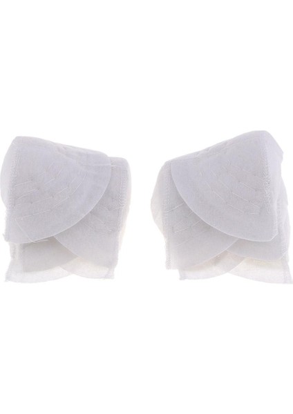 5 Çift Beyaz Pamuklu Omuz Pedleri Kadınlar Için Dikişler Dikmek (Yurt Dışından)