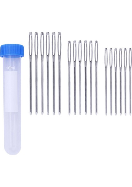 18 Metal Iplik Örgü Iğneleri Büyük Göz Künt Iğneler Dikiş Iğneleri (Yurt Dışından) modelleri