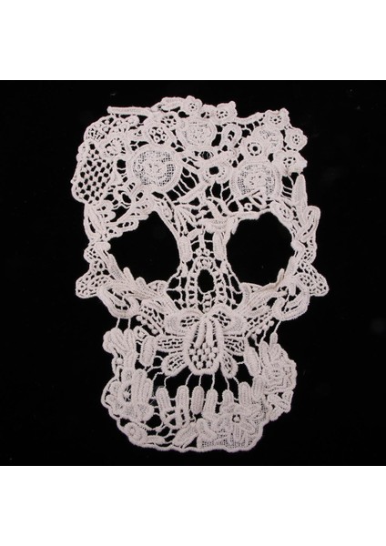 1 Adet Pamuk Işlemeli Kafatası Yamaları Kıyafetler Için Aplike (Yurt Dışından) fiyatları