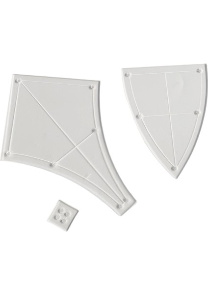 Çizim Için Şeffaf Kapitone Şablon Patchwork Zanaat Yorgan Aracı (Yurt Dışından)