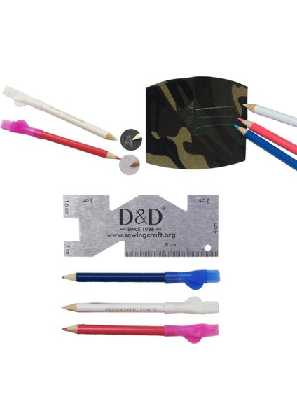 4 Adet Terzi Terzi Zanaat Giyim Kalemleri Fırça Terzi Tebeşir Kalemi Dikiş (Yurt Dışından) indirimleri