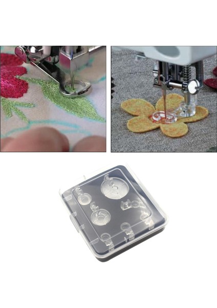 8 Adet Cetvel Ayak Baskısı Ayakları Tüm Düşük Saplı Dikiş Makineleri Için Kapitone Ayak (Yurt Dışından) modelleri