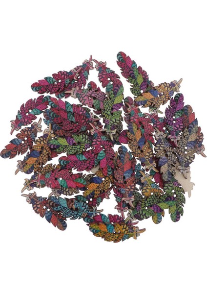 100ADET 2 Delik Palto Şapka Dekoru Için Ahşap Düğmeler Tasarımı (Yurt Dışından) indirimleri