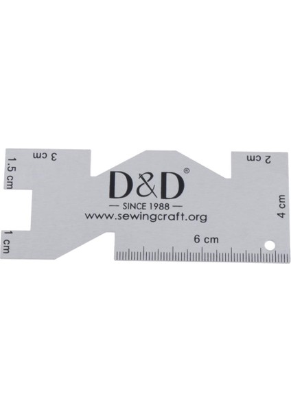 Nakışpatchwork Için Metal Dikiş Kapitone Cetvelleri Ölçüm Göstergesi (Yurt Dışından)