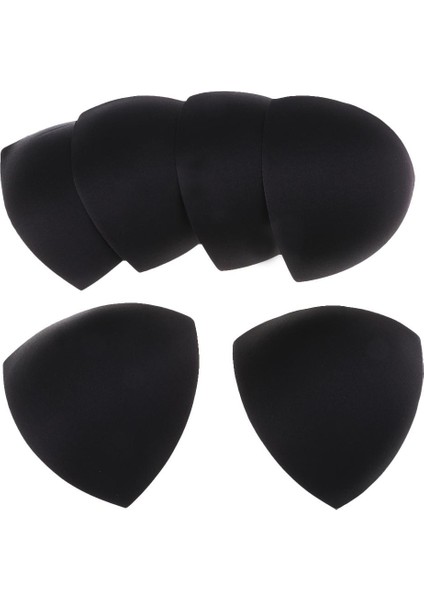 3 Çift Siyah Kadınlar Akıllı Kupalar Sütyen Ekler Mayo Üçgen Şekil Üçgen Siyah (Yurt Dışından) fiyatları