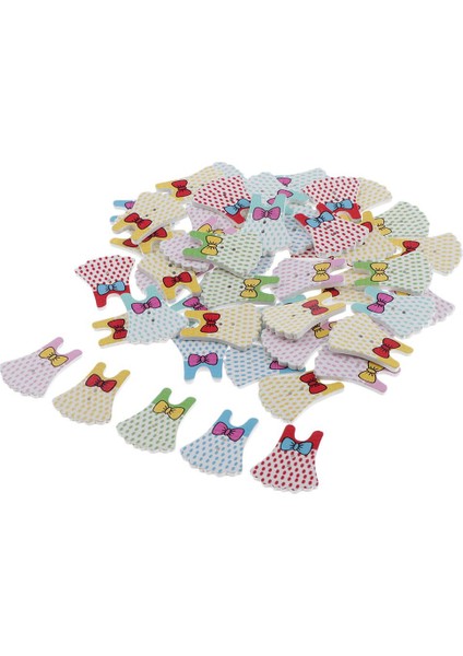 50X Çocuk Düğmeleri Elbise Tasarımı 2 Delik Ahşap Düğmeler Değiştirme Düğmeleri El Sanatları (Yurt Dışından) indirimleri