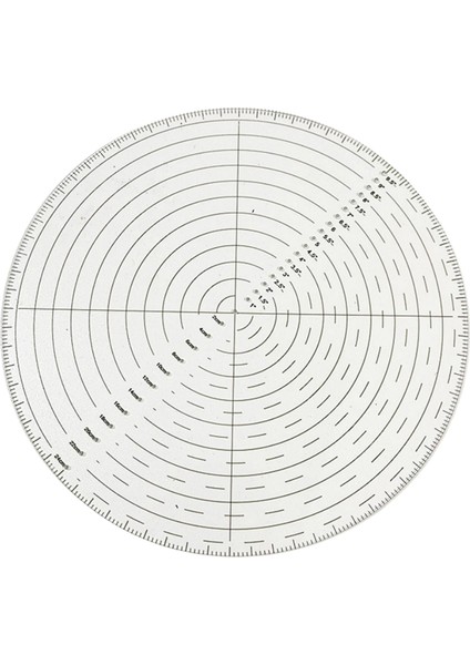 Şeffaf Pusula Dairesi Kesici Çizim Kılavuzu Kesici 10 " Dikiş Göstergesi Için (Yurt Dışından) fiyatları