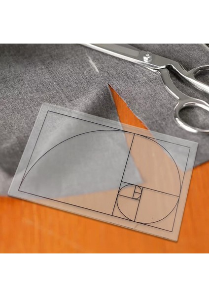 Akrilik Altın Oranı Cetvel Kapitone Giyim Tasarım El Sanatları Gauge Aksesuarları (Yurt Dışından) fiyatları