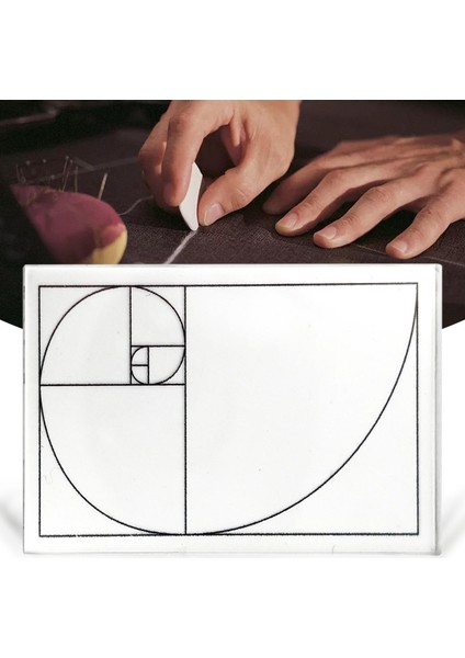 Akrilik Altın Oranı Cetvel Kapitone Giyim Tasarım El Sanatları Gauge Aksesuarları (Yurt Dışından) fırsatları