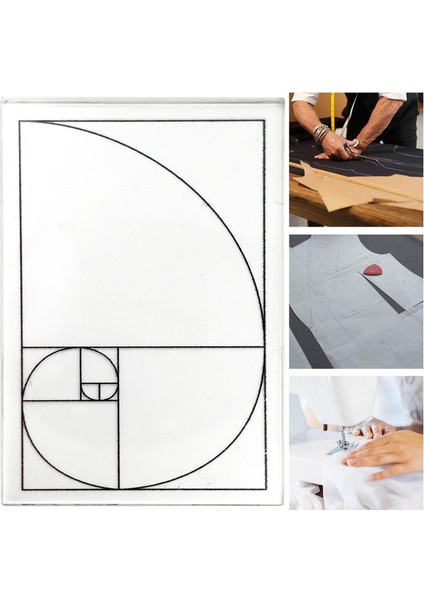 Akrilik Altın Oranı Cetvel Kapitone Giyim Tasarım El Sanatları Gauge Aksesuarları (Yurt Dışından) indirimleri