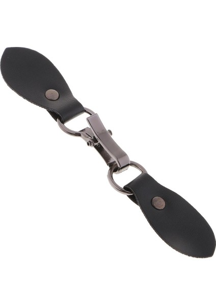 5x1 Set Siyah Deri Geçiş Düğmeleri Gümüş Metal Hook Duffle Coat Harfer 5 Adet (Yurt Dışından) indirimleri