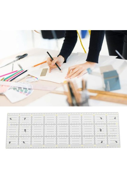 Büyük Kolay Patchwork ve Kapitone Hükümdarları Kaymaz Zanaat Önlem Çerçevesi Cetvel (Yurt Dışından) indirimleri