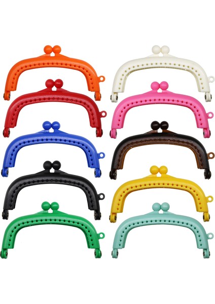 10 Adet Cüzdan Çantası Toka Kilitli Kilit Kemer Yapımı (Yurt Dışından)