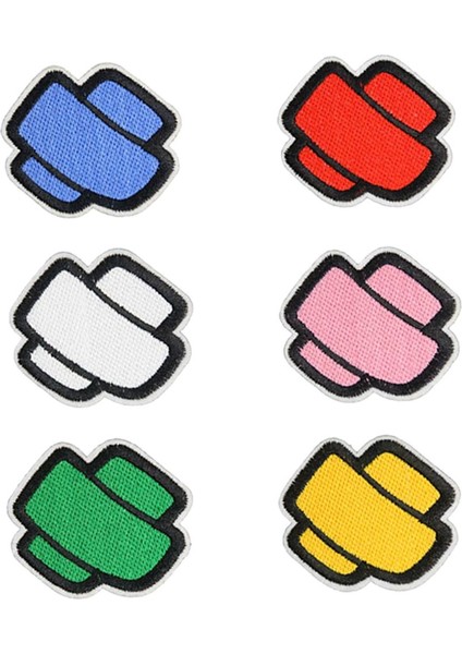 6x Renkli Bant Yardım Demirinde Dikiş Yaması Rozet Ceketler Şapkalar Motif Aplike (Yurt Dışından) indirimleri