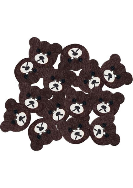 50X Düğmeler Düz 2 Delik Ahşap Düğmesi Kıyafetler Dekor (Yurt Dışından)