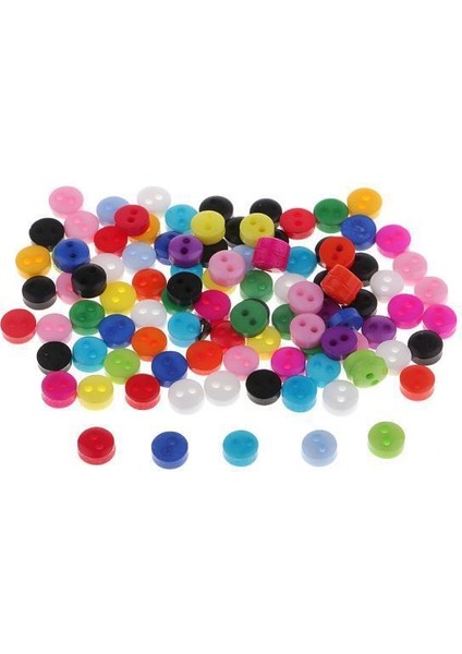 Yuvarlak Zanaat Düğmeleri 3 Adet (Yurt Dışından)