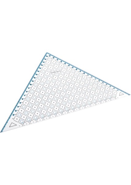 35X15.5CM Akrilik Açık Üçgen Kapitone Patchwork Cetvelini Işaretleme Cetvel (Yurt Dışından)