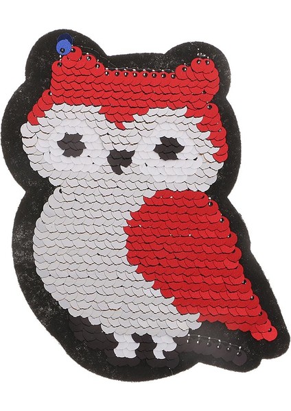 Tersinir Çift Pullu Baykuş Demirinde Nakış Aplike Yama Dikiş Rozetleri Baykuş 11X8CM (Yurt Dışından) fırsatları