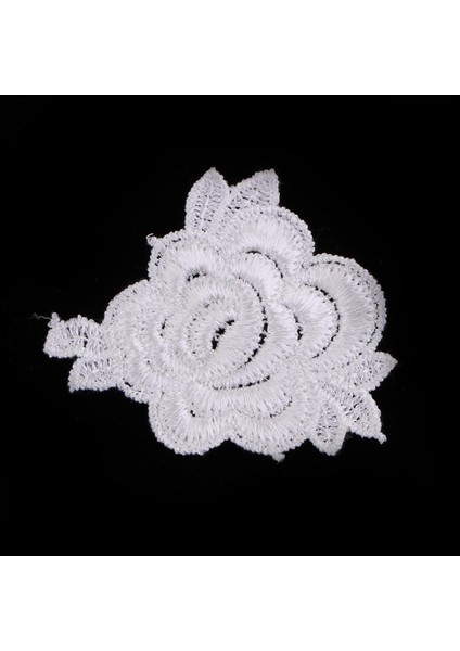 5ADET Dantel Çiçek Aplikler Nakış Yamaları Kumaş Delik Çubuğu Onarım 5 Adet Gül (Yurt Dışından) modelleri