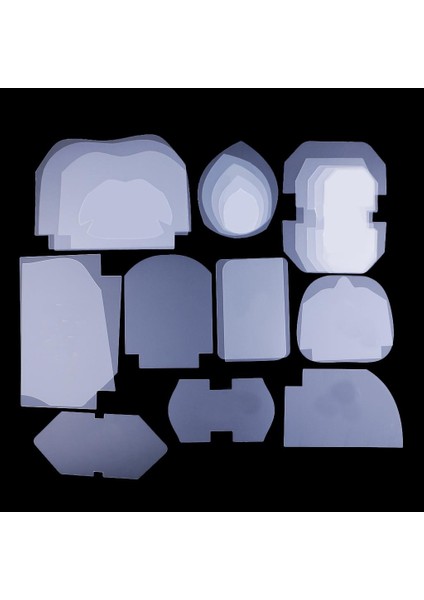 Patchwork Için 49ADET Yeniden Kullanılabilir Karışık Şablon Plastik Aracı (Yurt Dışından) indirimleri