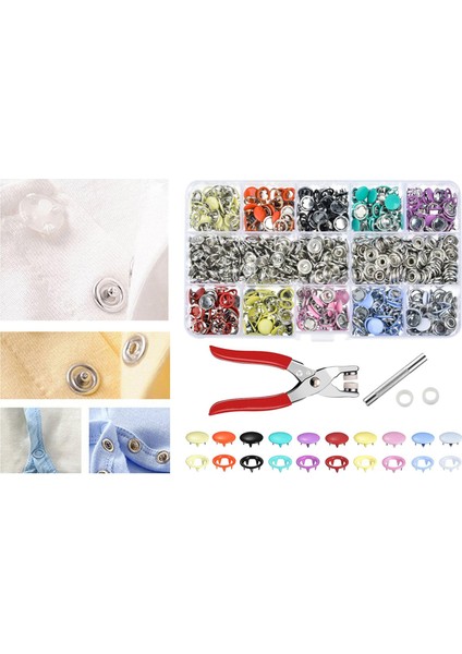 Snap Düğmeler Halkalar Defence Plıer Pres Tool Kit Dikiş Crafting Giysileri (Yurt Dışından) indirimleri